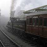 957 in the fog at Keighley. Wembley Park? I don't think so!