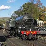 825 ready to leave Grosmont