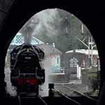 45428 entering Grosmont Tunnel