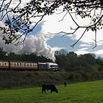 60007 starting the climb the Goathland